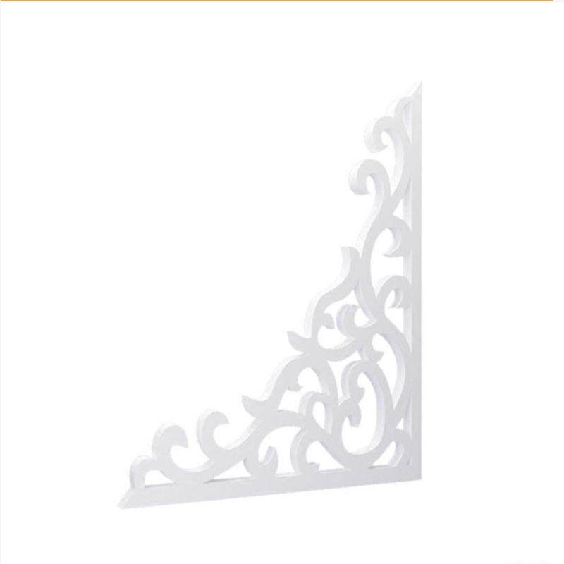 欧式吊顶角花装饰镂空PVC木雕花格天花墙贴门洞垭口对角墙贴花角