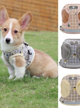 Adjustable pet Dog Harness Chest Strap Reflective Pet Mesh