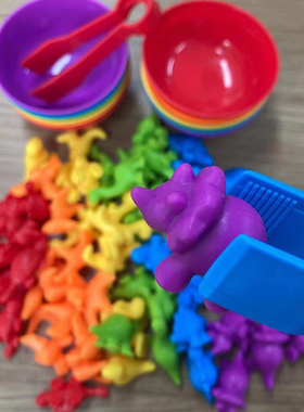 Kid Rainbow Matching Game Animal Cognition Rainbow Color Sor