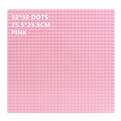 32*32 Dots Plastic Blocks Base Plates Pink Juguetes Compatib