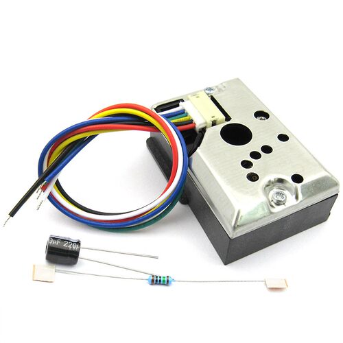 极速PM2.5传感器 GP2Y1014AU粉尘传感器  传感器模块代替GP2Y1010