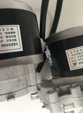 极速尤奈特1016Z2永磁直流低速有刷电机24v电动轮椅电机马达250w7