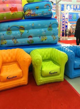 Manufacturers direct flocking sofa, PVC inflatable flocking