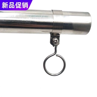 304不锈钢户外阳台晾衣架防风固定扣晒衣杆防滑免打孔免拆管扣