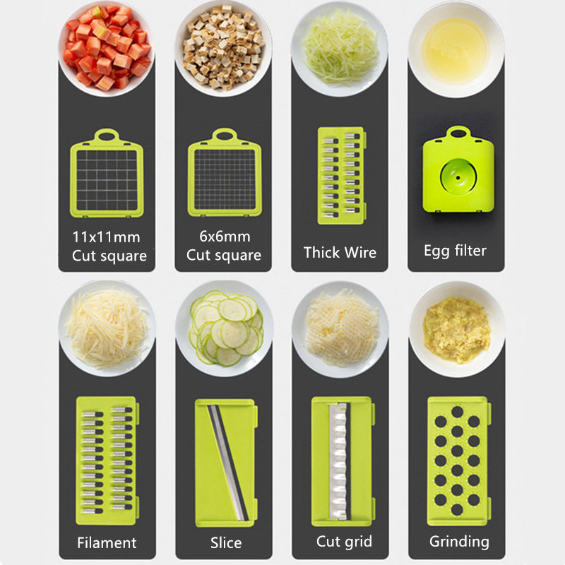 Multifunctional Vegetable Cutter Fruit Slicer Grater