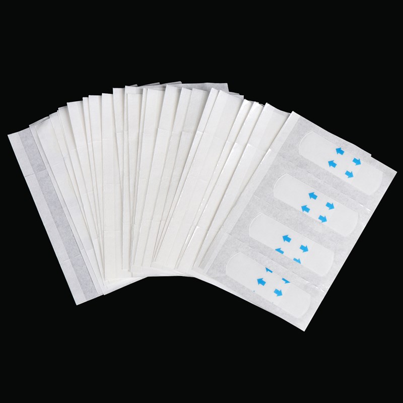 100pcs Lifting Face Stickers Invisible Transparent Thin Face