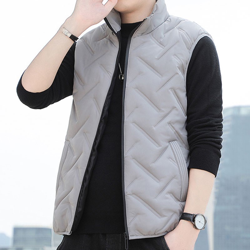棉马甲男春秋季新款棉衣坎肩背心韩版潮流工装潮牌男式外套男装潮