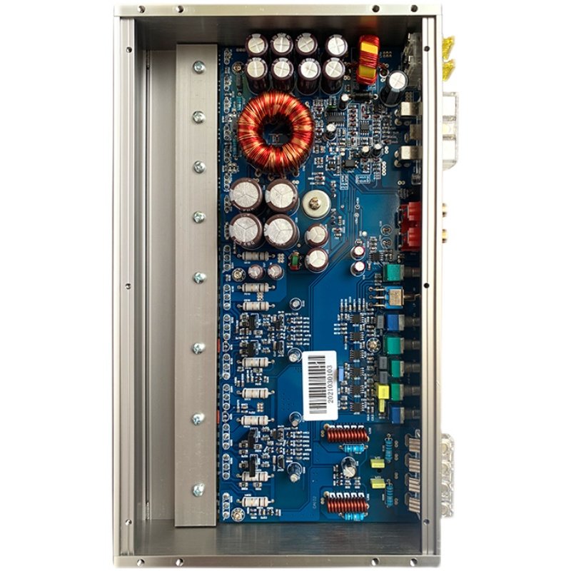 汽车音响改装2路功放大功率100WX2路AB类模拟功放推喇叭推超低音