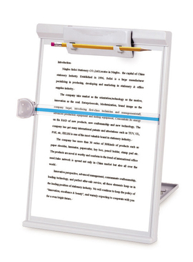 35 x 23cm Clip Typing Paper Holder Document Adjustable Copy