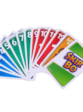 1Box162 Cards Solitaire UN SKIP BO Card Game The Sequencing