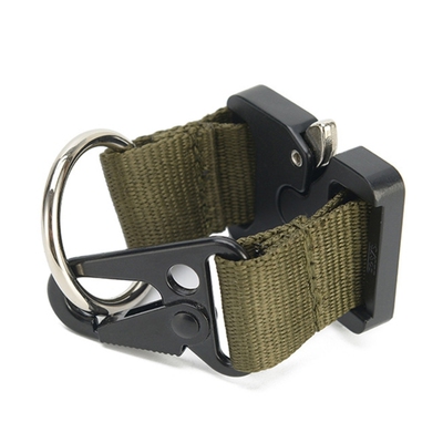 Tactic Molle Keyring Gear Molle  Keepers Nylon Belt Keychain