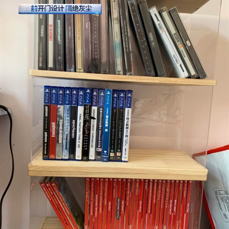 CD架DVD收纳架专辑唱片碟片架ps4游戏光盘整理架蓝光碟 黑胶收藏