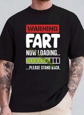 part FUNNY T SHIRT趣味搞笑请后退尽快中短袖T恤男女2025年新款