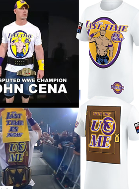 JOHN CEAN LAST-TIME CHAMPOIN T SHIRT最后一站塞纳短袖T恤男女