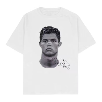 CR7 Cristiano Ronaldo t-shirt足球明星C罗经典头像短袖T恤男女