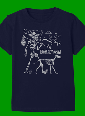 DEATH VALLEY T-SHIRT FUNNY CAMP SHIRT FOR MEN 2026趣味短袖男