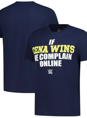 MEN'S NAVY JOHN CENA IF WINS WE COMPLAIN ONLINE 2025 T-SHIRT