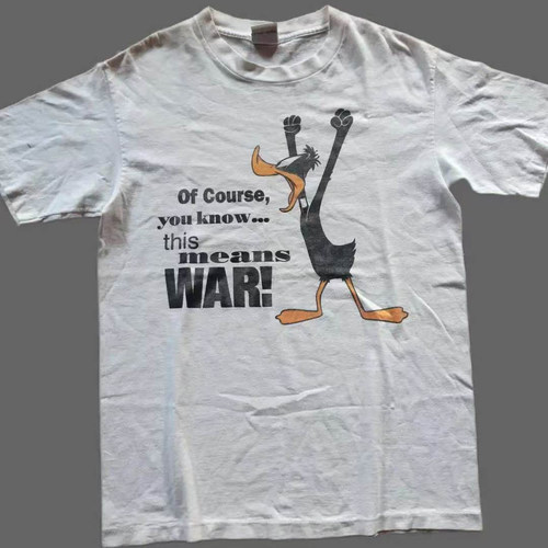 of course you know this means war duck funny t-shirt黑鸭开战