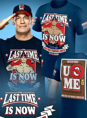 12.13华盛顿退役战塞纳T恤JOHN CENA WASHINGTON D.C T-SHIRT2025