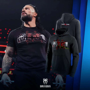 MEN'S BLACK ROMAM REIGNS OTC1 HOODIE 罗曼雷恩斯连帽卫衣男女