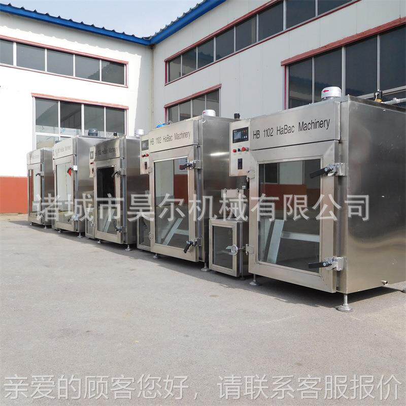 多功能熟上色熏猪蹄猪WWL肘糖机一体化肉制品食上色烘干熏烤一 体