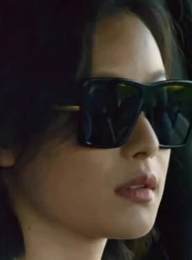 速发消失的她倪妮陈麦显镜大方框潮大框墨脸小晒防太