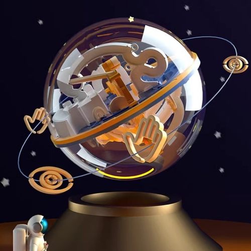 速发儿童立体迷宫球闯专大脑力维逻辑锻炼关注思6走珠男孩益智玩