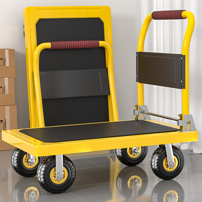 速发运板小推车拉货平公车手推车搬钢车折叠推货轻便家用办板拖车