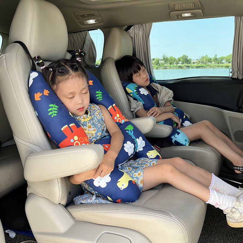 速发汽车头枕儿童睡头神器长途车用护颈抱枕载车后排座抱枕觉护颈