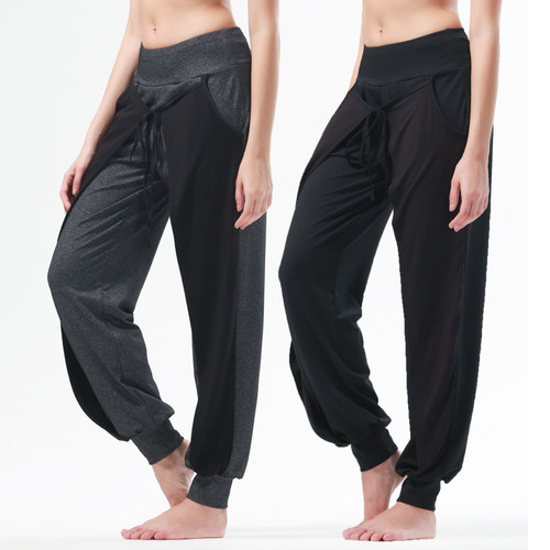 速发宽松舞蹈练丁长裤舞健身服跳弹瑜伽裤子哈伦高舞拉功舞训练