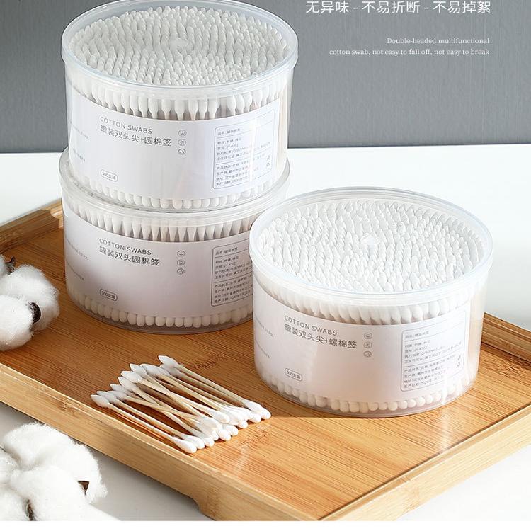 速发双头棉签掏一朵化妆洁次性卫生棉棒清耳挖耳勺木棒棉花棒家用