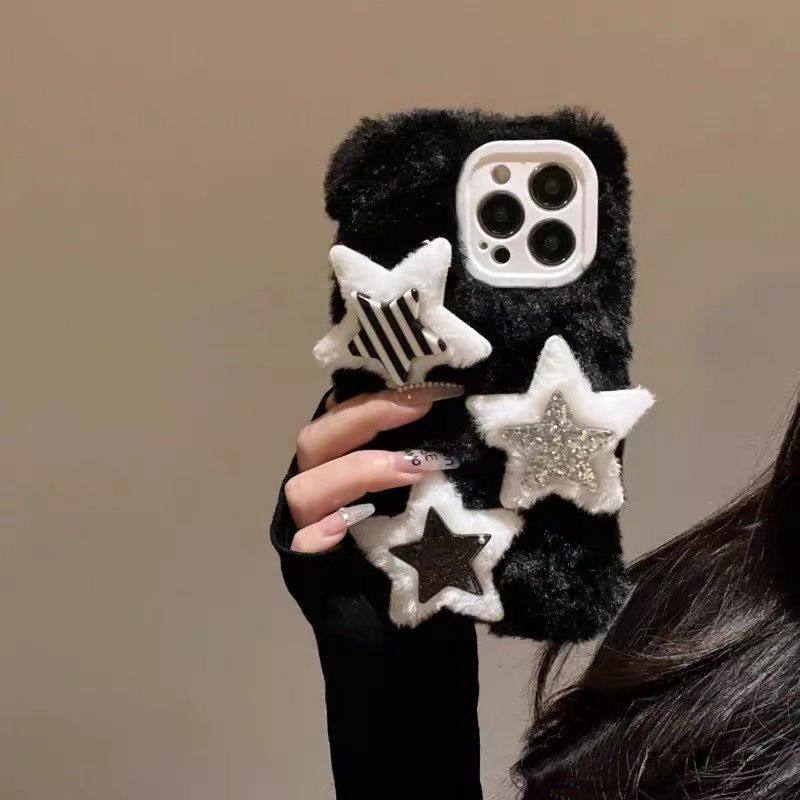 毛绒闪粉星星华为Nova11手机壳Nova11Pro新款Nova10/9se/8se立体,个性定制/设计服务/DIY,手机壳/保护套定制,淘宝优惠券,粉丝福利购,淘宝优惠卷