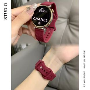 猫爪花纹COROS高驰手表PACE3硅胶表带PACE2高级男女APEX2 PRO运动