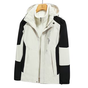 ROBINHOOD/罗宾汉情侣款保暖三合一两件套加厚防风外套冲锋衣