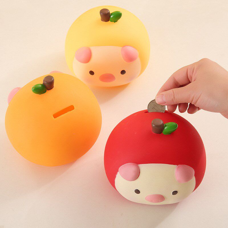 速发可爱小摔存钱罐孩储蓄罐防猪储钱罐儿童储存罐可取摆件