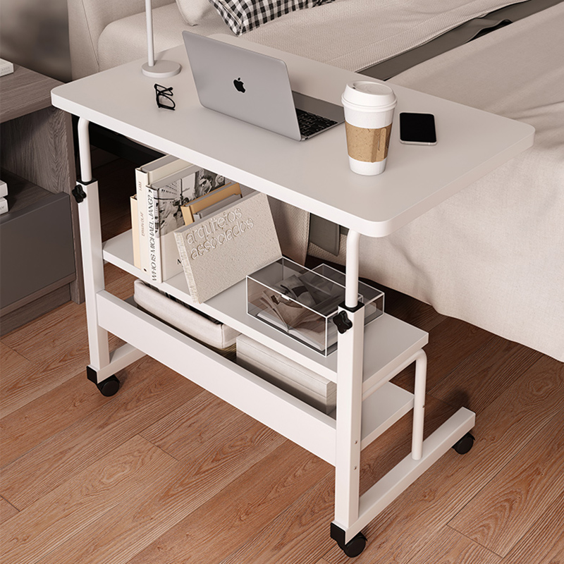 速发电移动升降床边桌可脑桌卧室办公宿舍简易学生用桌家书懒人小