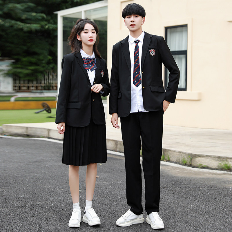 速发校风dk西动制服男学院供校服情侣jk运服会学生班服