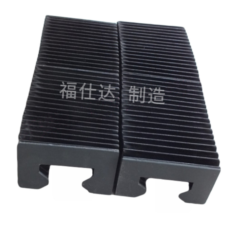 速发HG滑上银直线导轨风琴罩滑轨H块线轨防护罩柔性皮老虎防琴风