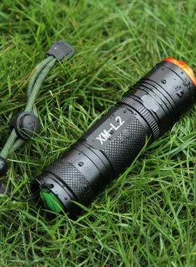 速发26600手电筒强光外2迷你变焦充电军户L骑行远射超亮防水5500