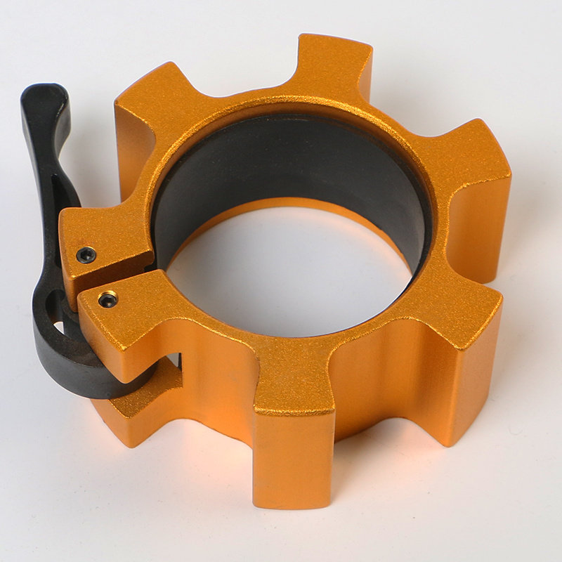 速发杠铃杆固定卡扣健身房器材奥杆快拆快属锁扣金制卡簧哑铃铝速