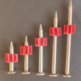 速发射钉空邮带粗加硬高强度特种水泥钢钉挂画丁广告订加红皮圈包