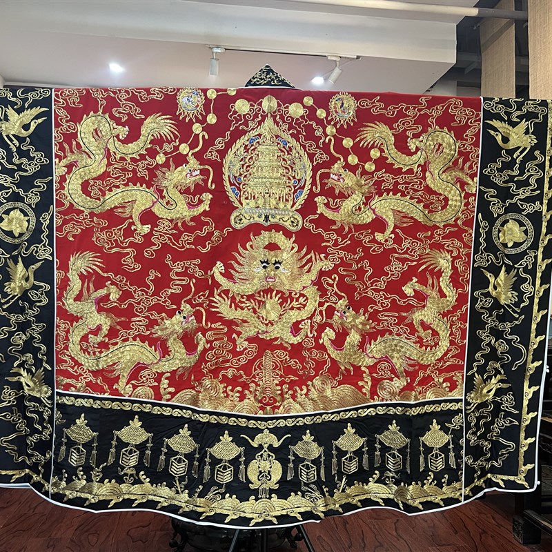 速发2024新款道士服道琼五龙紫薇金台道家高功法衣降衣全袍多色可