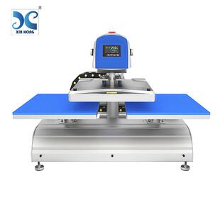 厂家直销40 烫画机热转印设备T恤印花机 50电动高压双工位自动服装