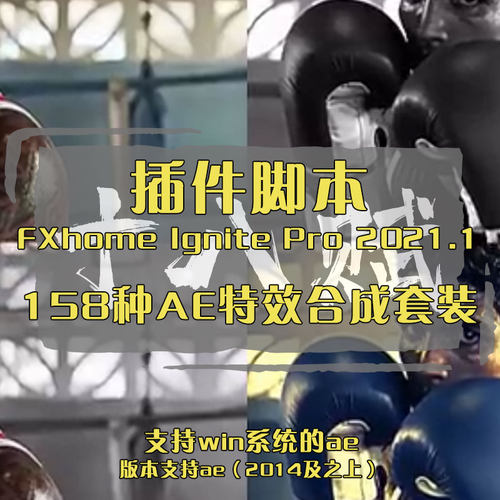 AE/PR/OFX/达芬奇特效合成套装插件FXhome Ignite Pro 2021.1 Win