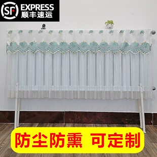 铸铁全包布艺简约蕾丝装 暖气片罩遮挡老式 饰套子家用暖气防熏防尘