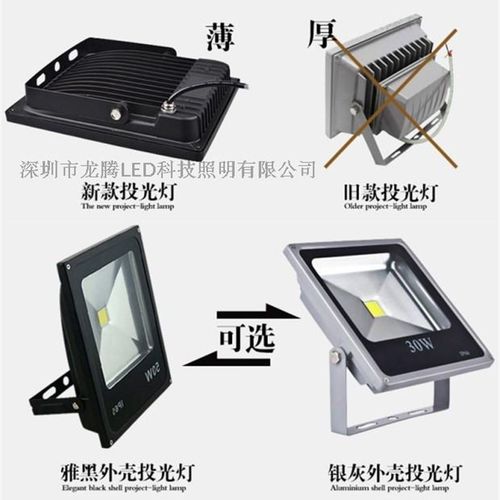 led投光灯10w-500W防水户外泛光灯足瓦投射灯散光灯照明广告招牌