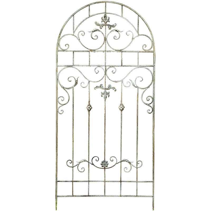 复古铁艺爬藤架庭院篱笆屏风隔断铁线莲花架攀爬支架欧式园艺装饰