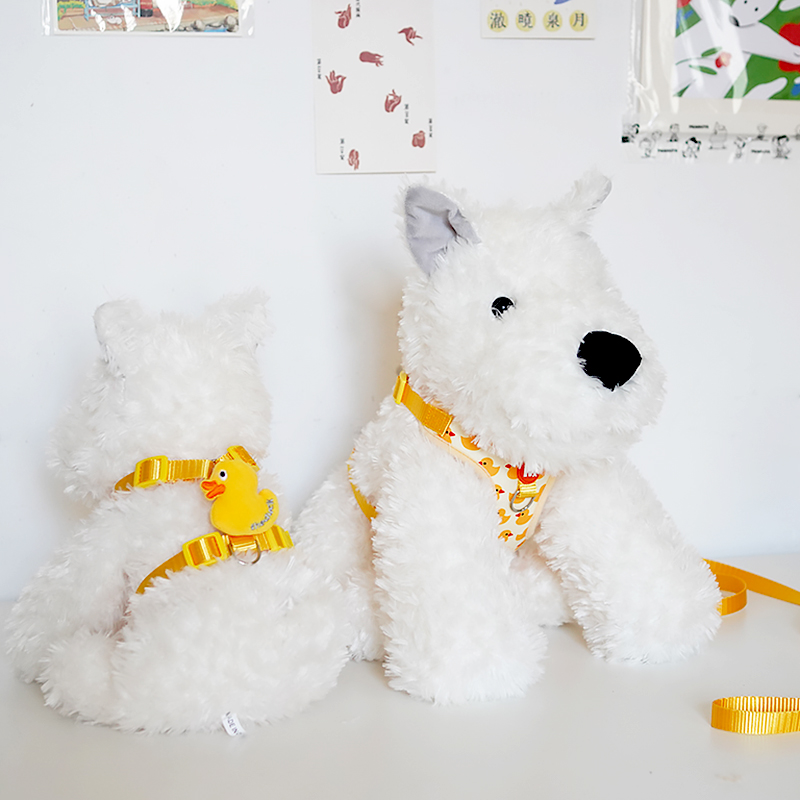 中小型犬遛狗绳狗狗胸背牵引绳泰迪博美比熊胸背带狗绳套猫咪牵引