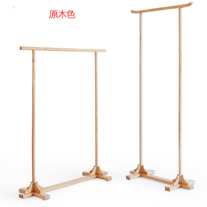 高低展示架组合龙门衣架实木旗袍落地架汉服衣杵日式唐装货架复古
