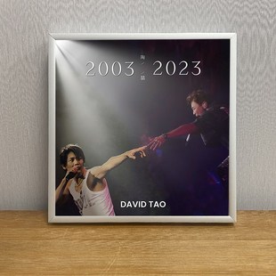 陶喆周边 音乐专辑封面图案油画风 黑色柳丁太美丽10寸摆台装饰画